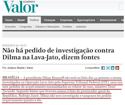 valor dilma lava jato