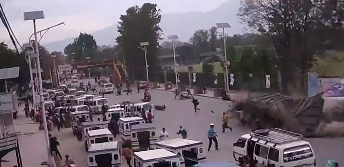 vídeo terremoto nepal