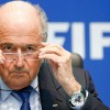 FIFA President Blatter addresses a news conference in Zurich