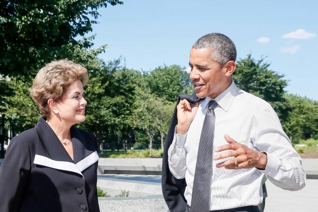 Dilma Obama luther king memorial