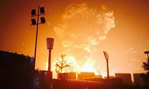 explosão china Tianjin