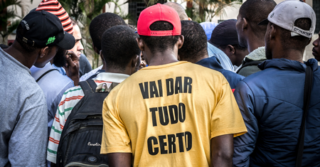 seis haitianos baleados são paulo