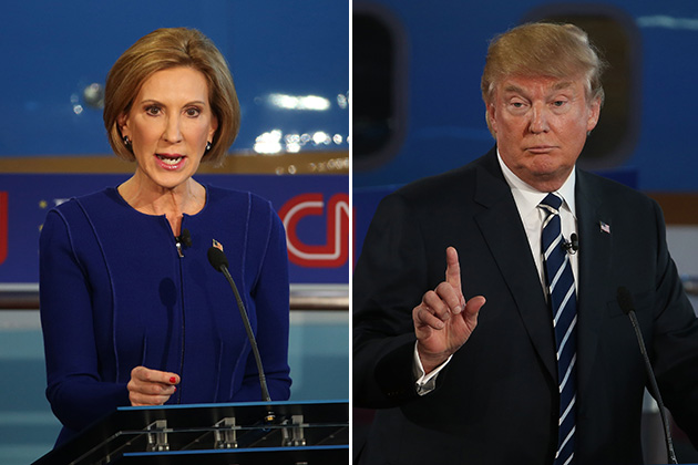 Carly Fiorina Donald Trump