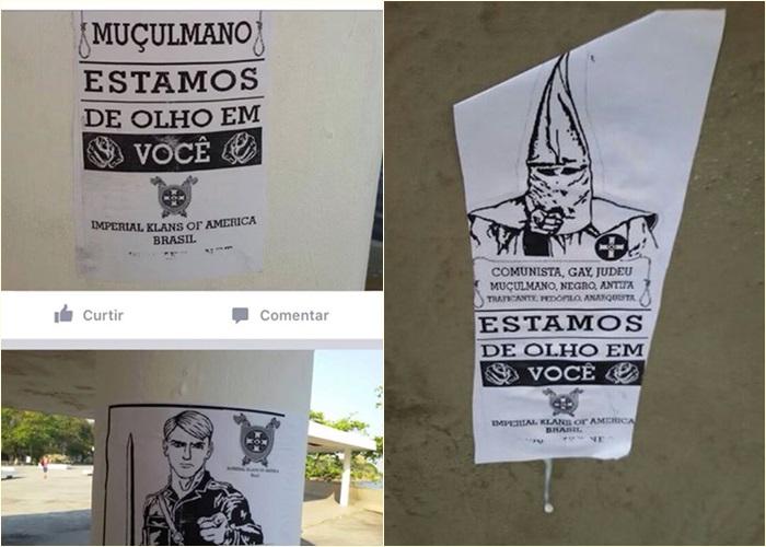 Ku Klux Klan Brasil cartazes
