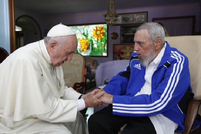 papa francisco Fidel cuba