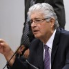Presidente da Representação Brasileira no Mercosul (Parlasul), senador Roberto Requião (PMDB-PR) conduz análise do relatório que trata do acordo sobre transporte fluvial entre Brasil e Uruguai