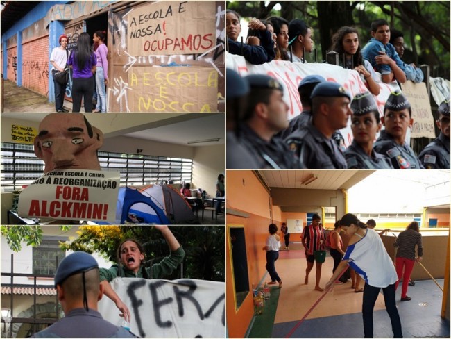 escolas ocupadas são paulo