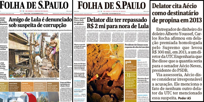 Aécio Neves corrupção Folha