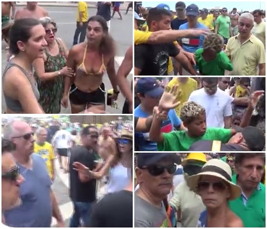 Justiceiros pró-impeachment linchar menor em Copacabana