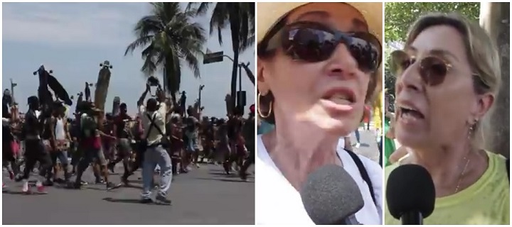 skatistas manifestação rio copacabana impeachment