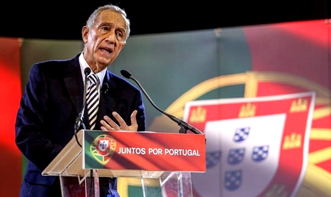 novo presidente Portugal Marcelo Rebelo de Sousa