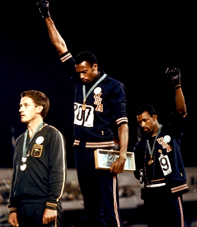 fotografia olimpíada branco negro racismo 