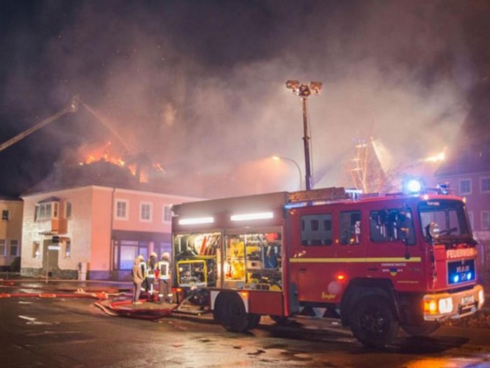 Alemanha incêndio refugiados