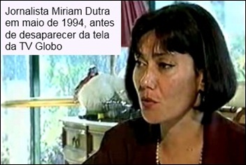 Miriam Dutra, em 1994 (reprodução)