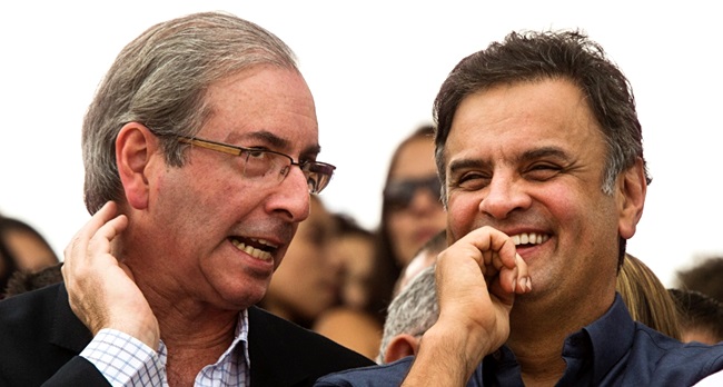 Corrupção sonegação Eduardo Cunha PMDB Aécio Neves PSDB paraísos fiscais