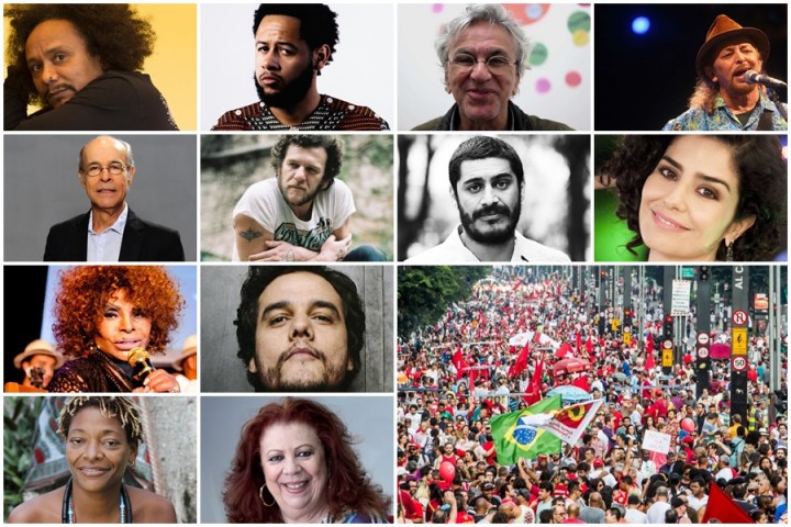 Artistas democracia golpe dilma impeachment