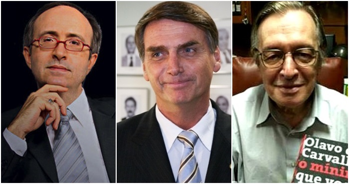 Azevedo, Bolsonaro, Olavo direita conservadores 