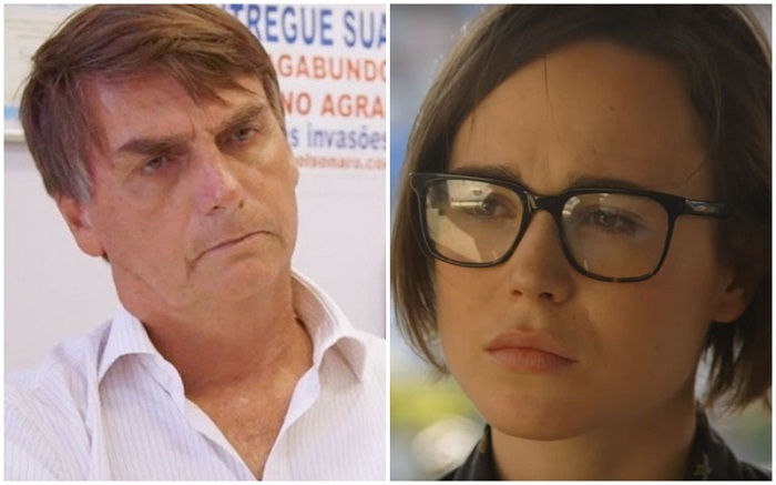 Ellen Page Jair Bolsonaro