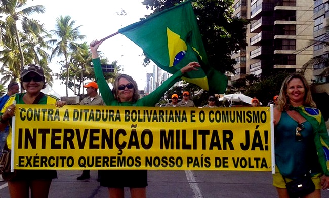 fascismo direita intervenção militar ódio conservadorismo