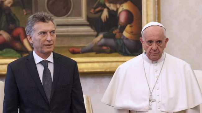 Papa Francisco Maurício Macri