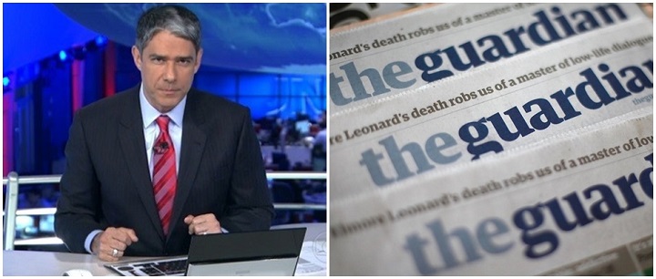 Rede Globo pede direito de resposta ao The Guardian e leva fora Bonner