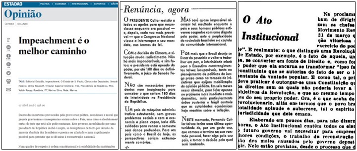 jornais impeachment dilma crise 2016