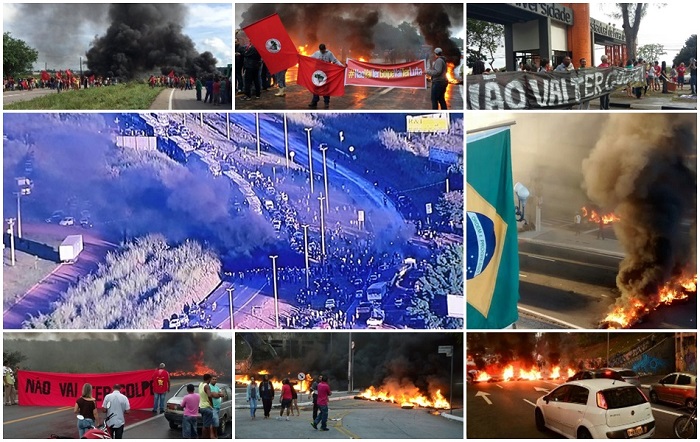 protesto contra impeachment dilma brasil