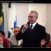 O vídeo em que Michel Temer rasga elogios a seu parceiro de golpe temer-cunha-video