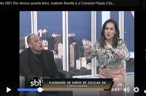 apresentadora coronel pm discussão rj