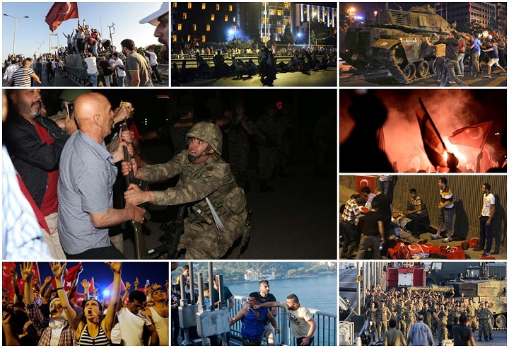 golpe militar Turquia imagens