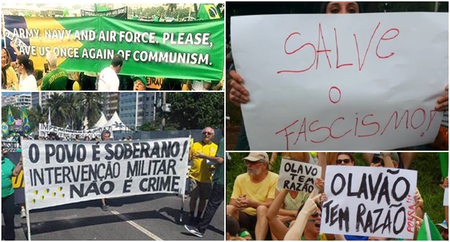 fascismo ódio direita brasil idiota