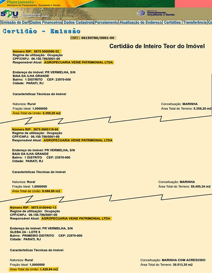 redução mp aluguel união terreno spu