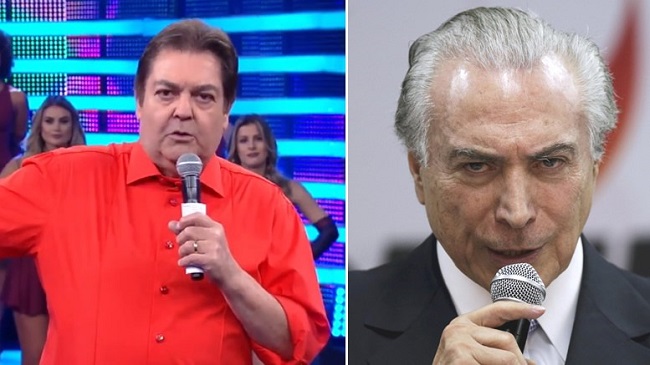 Michel Temer Faustão Telefonema