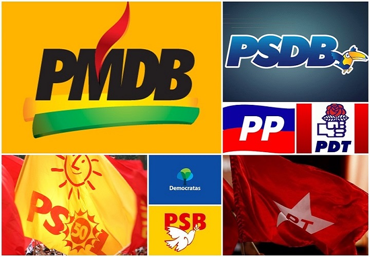 partidos políticos brasil eleições 2016