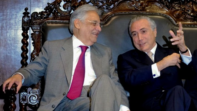 parlamentares substituir temer fhc 