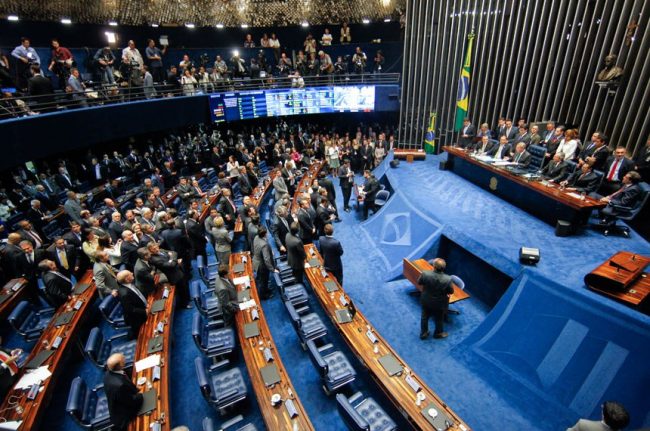 senado federal pec 55 aprovada