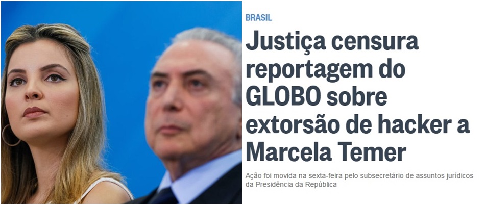 folha globo marcela temer celular