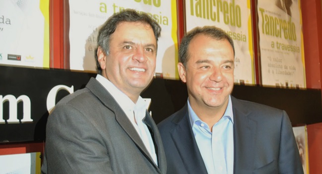 Aécio Neves Sérgio Cabral amigos corrupção propina psdb pmdb