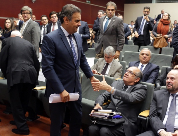 Gilmar Mendes Aécio Neves dpoimento