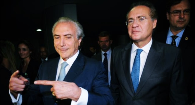 renan calheiros pmdb senado michel temer