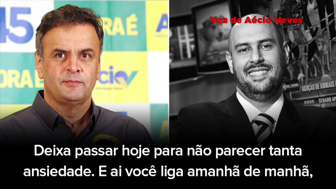 áudio aécio neves tv record