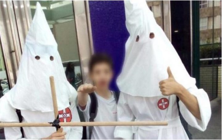 alunos Ku Klux Klan Bahia