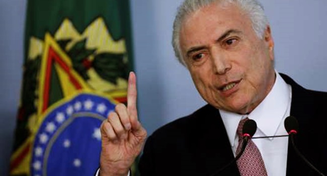 repercussão mídia internacional michel temer justiça pronunciamento