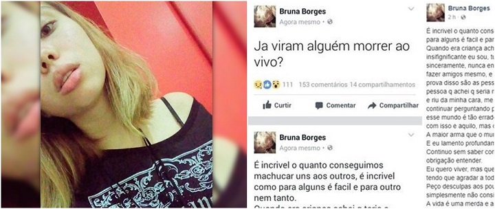 suicídio Bruna Borges Acre