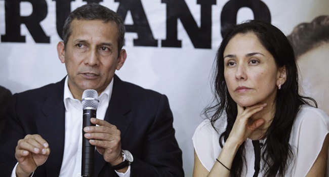 prisão Ollanta Humala Nadine peru odebrecht esquerda lava jato