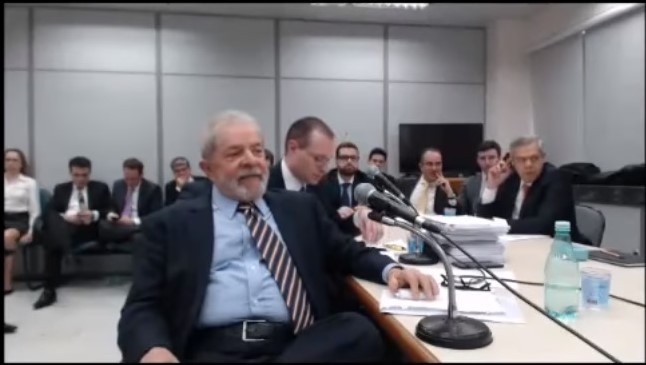 lula depoimento de Lula moro curitiba vídeo