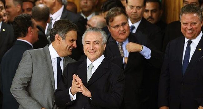 polícia federal michel temer chefe organização criminosa pmdb congresso nacional