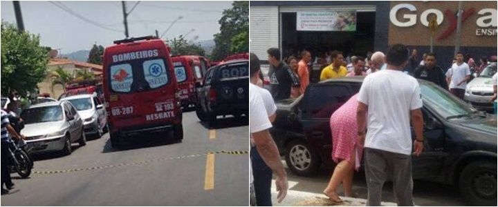 Menino filho de PM abre fogo em escola de Goiânia ataque