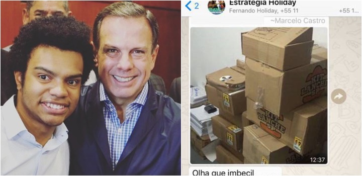 Fernando Holiday João Doria Santinhos