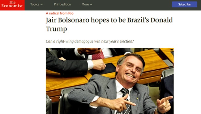 the economist publica análise bolsonaro irrita fãs